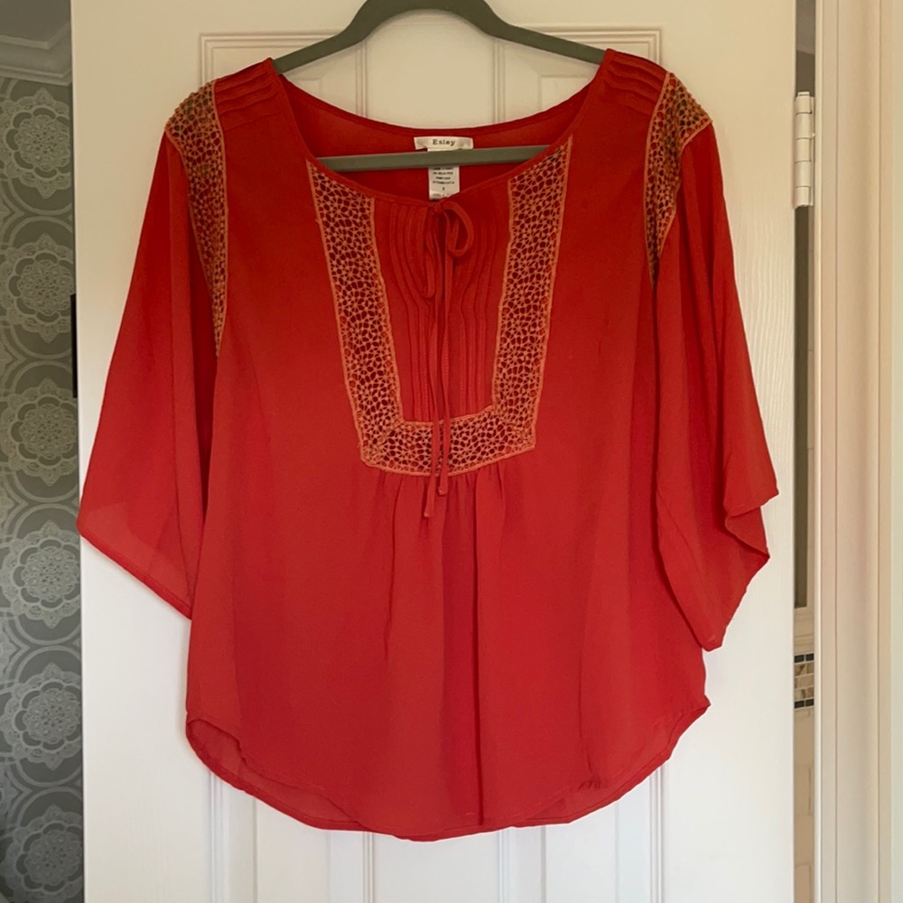 Orange Blouse